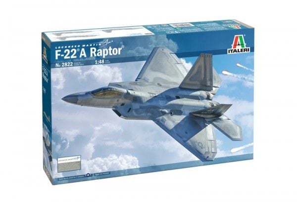 Italeri Plastmodell av Lockheed Martin F-22A Raptor