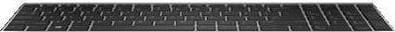 HP - Erstatningstastatur for bærbar PC - med ClickPad - Engelsk - for ProBook 650 G4 Notebook, 650 G5 Notebook