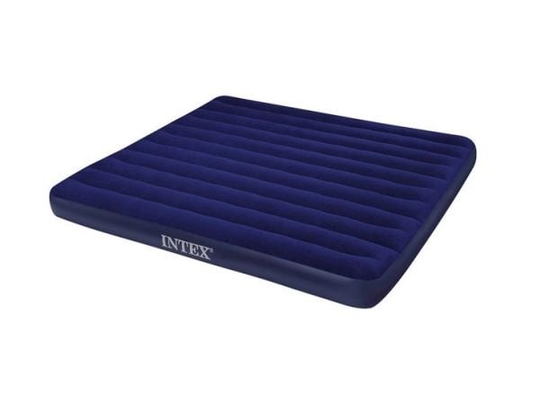 Intex Klassisk Downy Luftmadras 183x203x25 cm