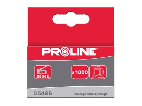 Pro-Line stifter herdet type R 6 mm 1000 stk - 55426