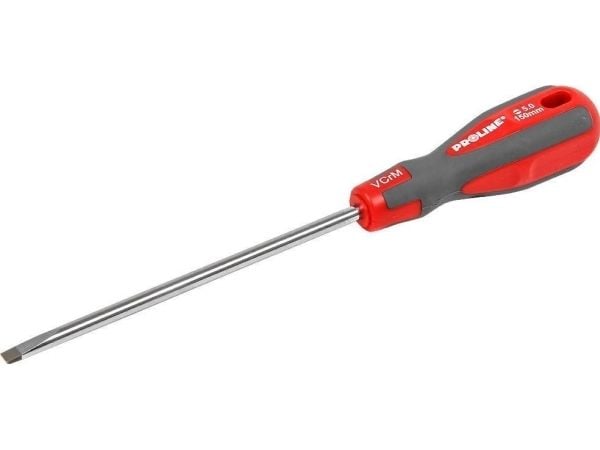 Pro-Line litteä ruuvimeisseli 6.0*100mm ammatillinen pehmeä kosketus proline