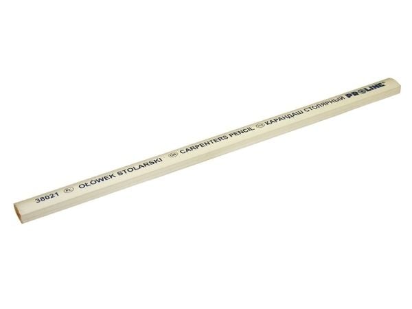 Pro-Line snekkerblyant myk hvit 240 mm - 38021
