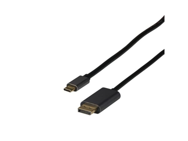 EFB Elektronik EBUSBC-DP12K.2, 2 m, USB Typ-C, DisplayPort, Hankontakt, Hankontakt, Rak