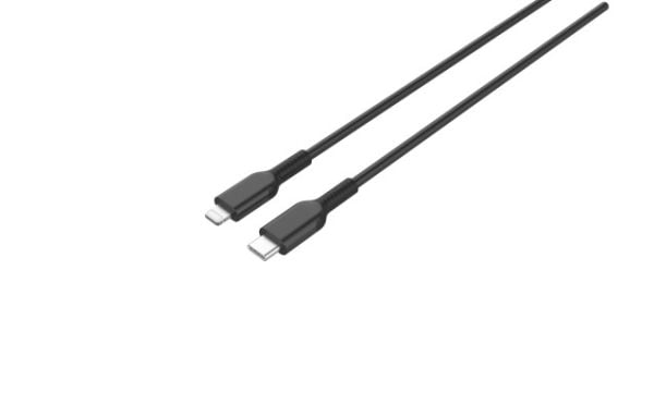 EFB Elektronik EBUSBC-LM.2, 2 m, Lightning, USB C, Hankjønn, Hankjønn, Sort