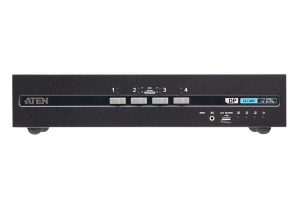 ATEN CS1144DP4C, 3840 x 2160 pikseliä, 4K Ultra HD, 13,9 W, Musta