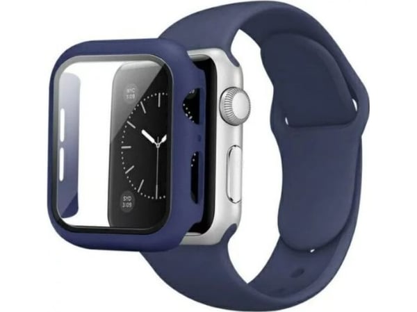 Beline rem til Apple Watch silikon 42/44/45 mm blå
