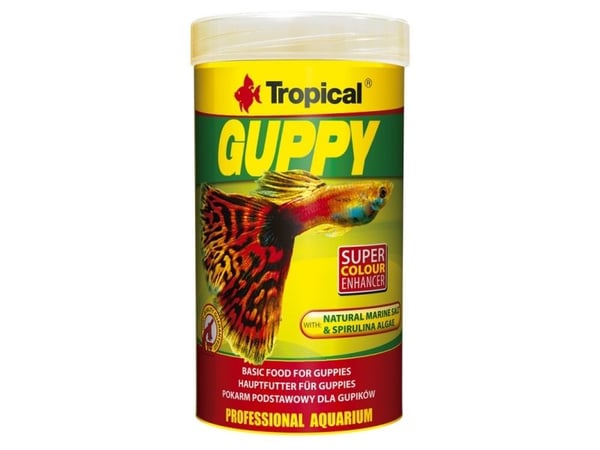 Tropical Guppy -ruoka guppeille 100ml