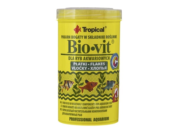 TROPICAL Bio-Vit - fôr til akvariefisk - 500 ml/100 g