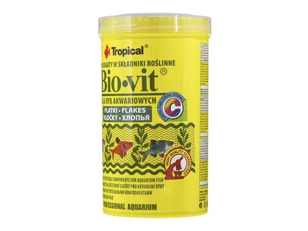 TROPICAL Bio-Vit - fôr til akvariefisk - 500 ml/100 g
