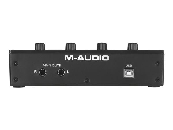 M-AUDIO M-Track Duo USB-lydgrensesnitt Crystal forforsterker 16 bit 48 kHz Svart