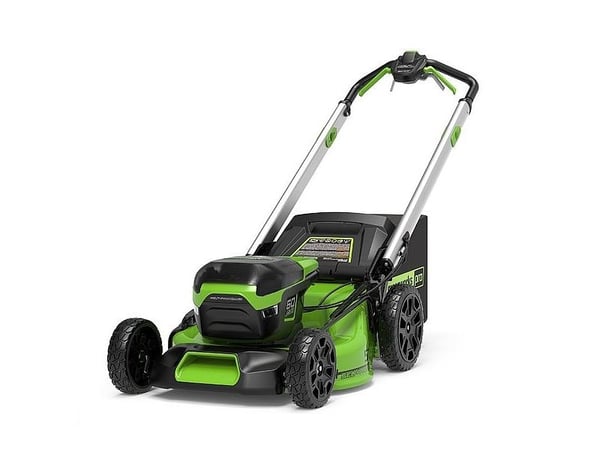 Batteridrevet gressklipper Greenworks 60V børsteløs motor, 51 cm sett, lader + 1 batteri 4Ah (GD60LM51SPK4)