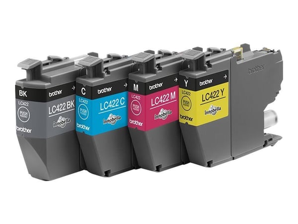 Brother LC422 Multipack - 4-pack - svart, gul, cyan, magenta - original - blekkpatron