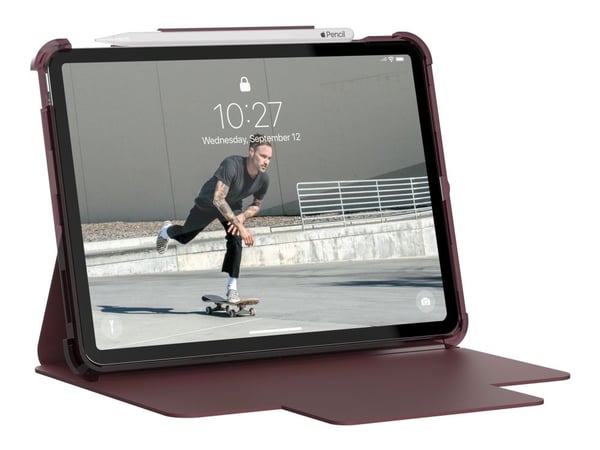 [U] Case for iPad Pro 11-in (3rd Gen, 2021) - Lucent Aubergine/Dusty Rose - Lommebok for nettbrett - aubergine / støvet rosa - 10.9" - 11" - for Ap...