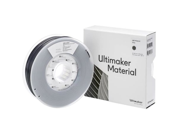 UltiMaker ABS - M2560 Gray 750 - 206127 ABS-plast filament 2,85 mm 750 g grå, 1 stk