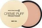 Max Factor Crème Puff, Universell, Translucent, Kompakt hus, Komprimert Pulver, Matte, 21 g