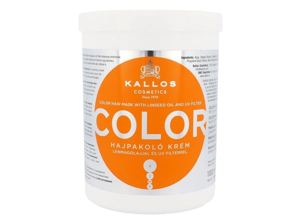 Kallos Kjmn Colour Mask - conditioning og farvebeskyttende maske til farvet hår - 1000 ml
