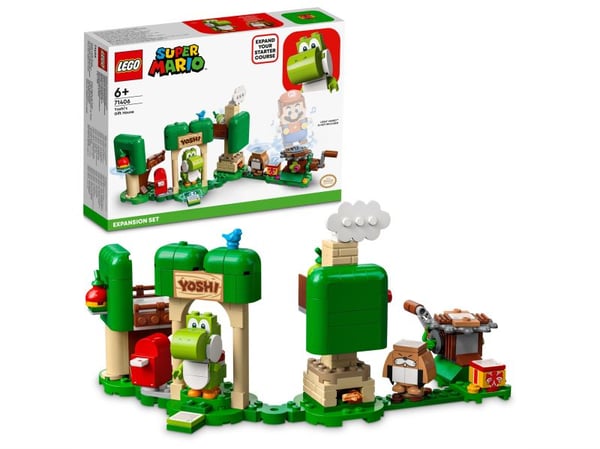 LEGO Super Mario 71406 Ekstrabanesettet Yoshis gavehus