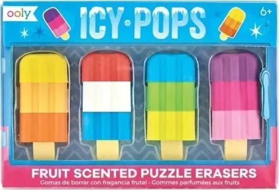 Fargerike ballonger viskelær Ice Lollies