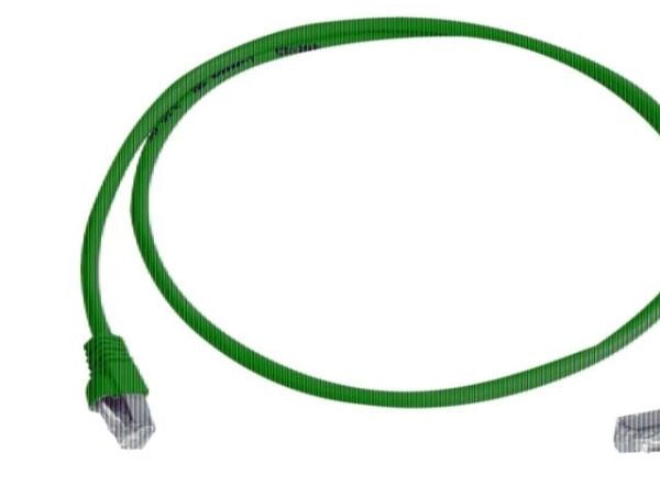 Telegärtner MP8 FS 500 - Patch-kabel - RJ-45 (hane) till RJ-45 (hane) - 50 cm - SFTP, PiMF - CAT 6a - startad, halogenfri, formpressad, tvinnad, 90...