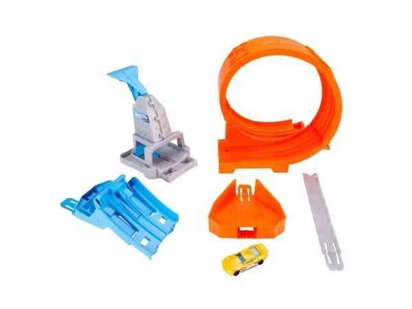 Hot Wheels Action Loop Stunt Champion-banset, Set med fordon och bana, 4 År, Plast, Multifärg