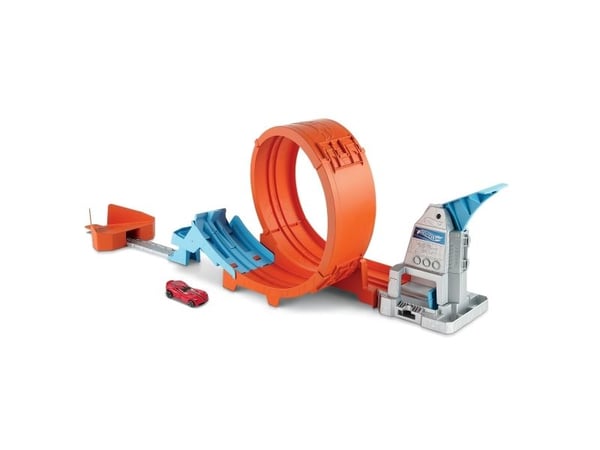 Hot Wheels Action Loop Stunt Champion-banset, Set med fordon och bana, 4 År, Plast, Multifärg