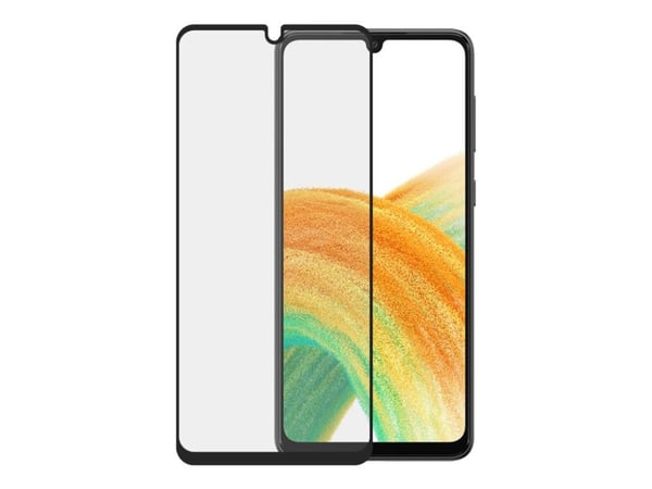 SAFE. by PanzerGlass™ | Case-Friendly - Skærmbeskytter for mobiltelefon - Edge-to-Edge passform - rammefarve sort | Samsung Galaxy A33 5G
