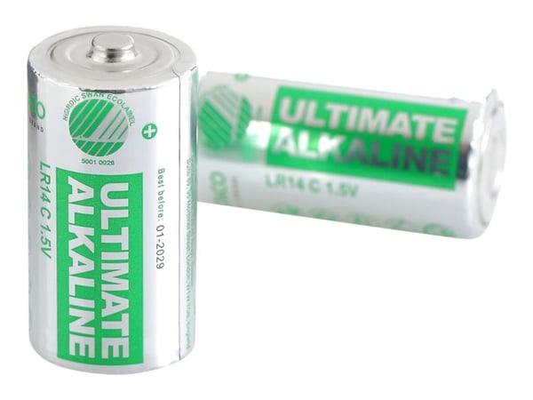 Deltaco ULTB-LR14-10P, Kertakäyttöinen akku, C, Alkali, 1,5 V, 10 kpl, Cd (kadmium), Hg (elohopea), Pb (lyijy)