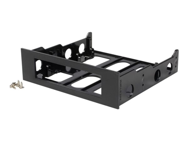 StarTech.com BRACKETFDBK, 13,3 cm (5.25"), Etupaneeli, musta, 3.5", Muovi, 133,4 mm