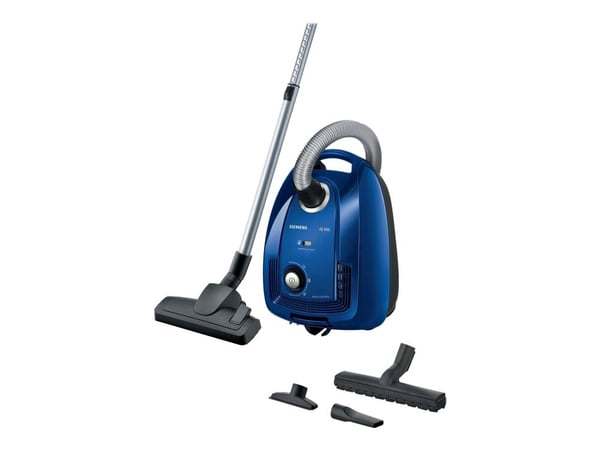 Siemens iQ300 VSC3320, Sylinteripölynimuri, Kuiva, Pölypussi, Allergy Plus, 79 dB, Sininen