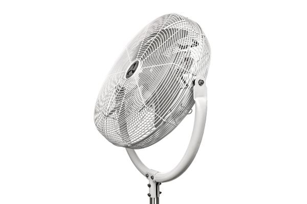 CasaFan SPEED2PROTECT SL, Husholdningsvifte, Hvit, Gulv, Stål, 1250 RPM, 45,5 cm
