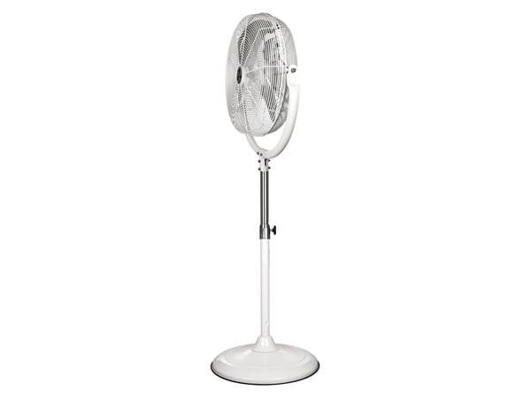 CasaFan SPEED2PROTECT SL, Husholdningsvifte, Hvit, Gulv, Stål, 1250 RPM, 45,5 cm