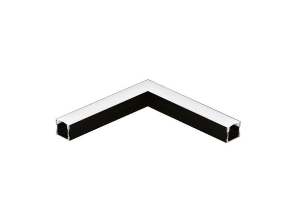 EGLO Surface Profile 2, Modulær profil, Sort, Aluminium, Tak, 40 g, 110 mm