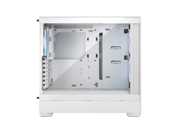 Fractal Design Pop Air - Tower - ATX - sidepanel med vindu (herdet glass) - ingen strømforsyning (ATX) - hvit TG-klar fargetone - USB/lyd - for Fra...