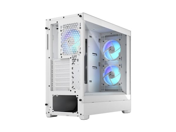 Fractal Design Pop Air - Tower - ATX - sidepanel med vindu (herdet glass) - ingen strømforsyning (ATX) - hvit TG-klar fargetone - USB/lyd - for Fra...