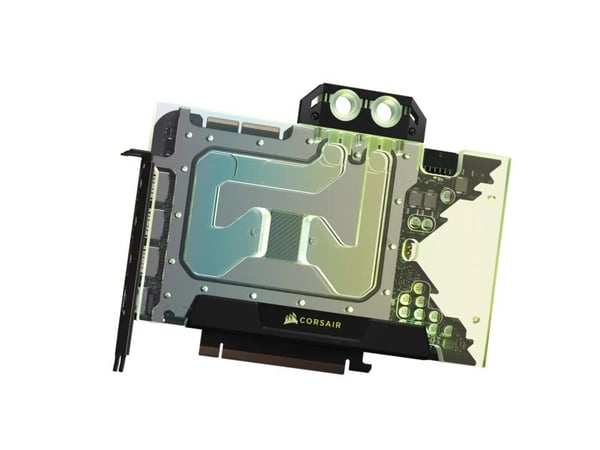 CORSAIR Hydro X Series XG5 RGB 30-SERIES Founders Edition - Video card GPU liquid cooling system waterblock - forniklet kobbersokkel - blank - for ...
