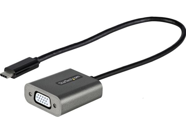 StarTech.com CDP2VGAEC, USB Type-C, VGA (D-Sub) -lähtö, 1920 x 1200 pikseliä