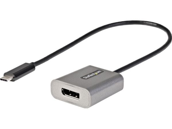 StarTech USB C to DisplayPort Adapter, 8K/4K 60Hz USB-C to DisplayPort 1.4 Adapter Dongle, USB Type-C to DP Monitor Video Converter, Thunderbolt 3 ...