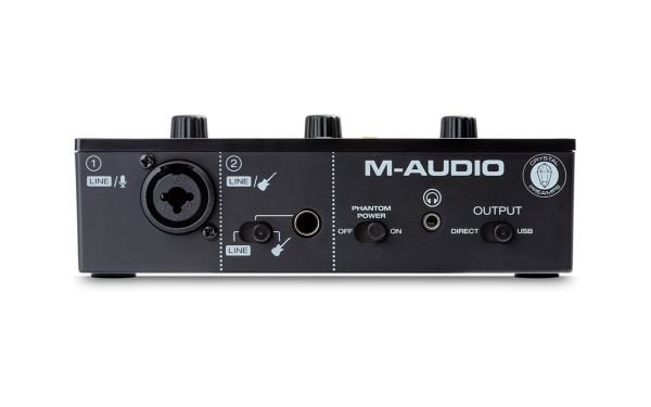 M-Audio M-Track Solo - Lydgrensesnitt - 48 kHz - 109 dBA SNR - USB
