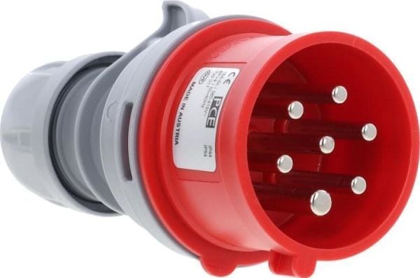 PCE CEE stickpropp 16A 7p - 6h, IP44/IP54, SHARK