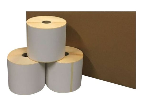 Capture - Papir - fjernbart selv-adhesiv - perforert - hvit - 57 x 32 mm 25200 etikett(er) (12 rull(er) x 2100) boks - merkelapper