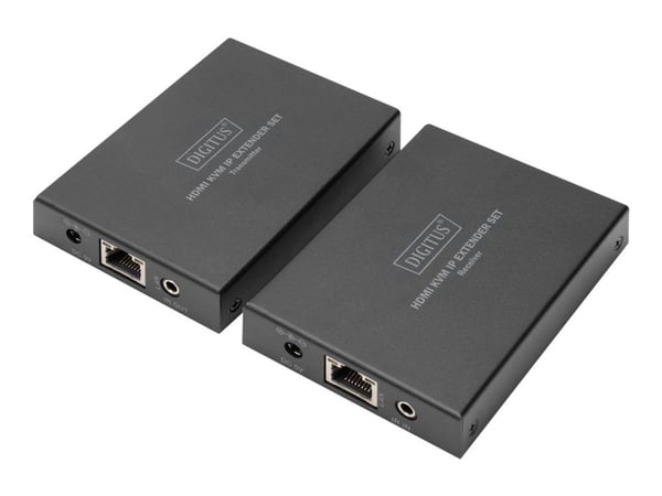 DIGITUS DS-55507 - Sender og mottaker - video/lyd/infrarød-utvider - HDMI - over CAT 5e/6/6a/7 - opp til 150 m