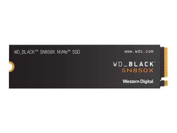 WD_BLACK SN850X NVMe SSD WDBB9G0020BNC - SSD - 2 TB - intern - M.2 2280 - PCIe 4.0 (NVMe) - sortering