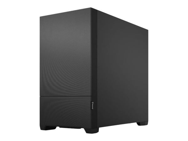 Fractal Design Pop Mini Silent - Tower - micro ATX - ingen strømforsyning (ATX) - massiv svart - USB/lyd - for Fractal Design Model D, Type D