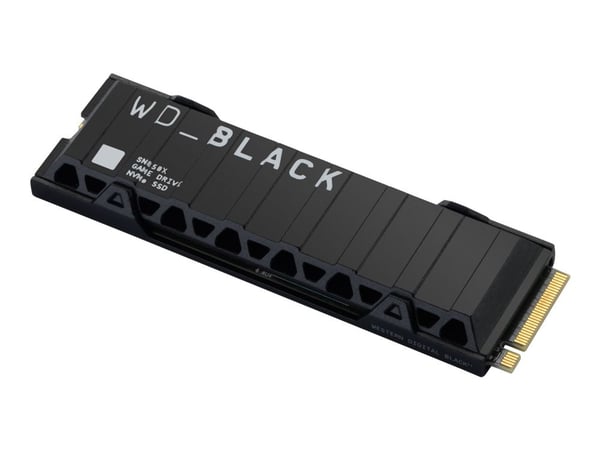 WD_BLACK SN850X NVMe SSD WDBB9H0010BNC - SSD - 1 TB - intern - M.2 2280 - PCIe 4.0 (NVMe) - integrert kjøle - svart