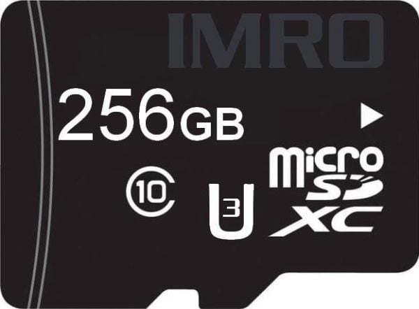 IMRO MICROSDXC 10/256GB UHS-3 ADP MEMORY CARD muistikortti Luokka 10