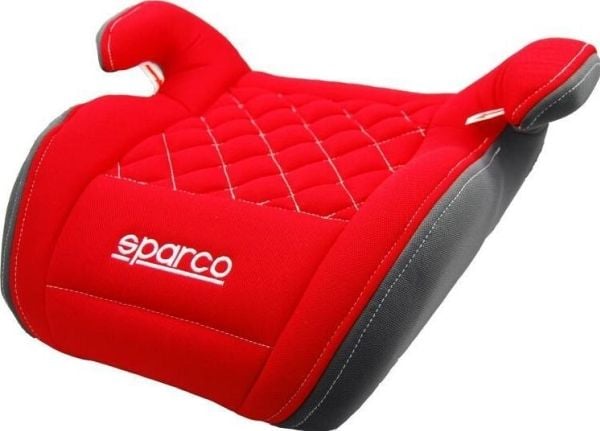 Sparco bilstol sete ver ECE R44/04 (15-36 kg), Rød/Grå, [H]
