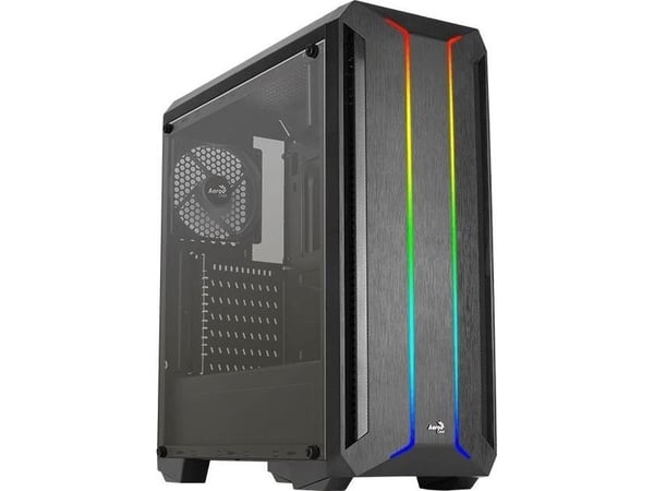 AeroCool - - sisäinen jäähdytysjärjestelmä (ATX) - USB/LYD