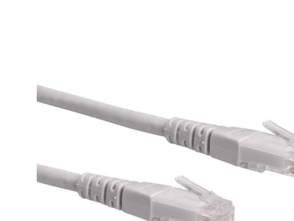 Roline - Koblingskabel - RJ-45 (hann) til RJ-45 (hann) - 5 m - UTP - CAT 6 - grå
