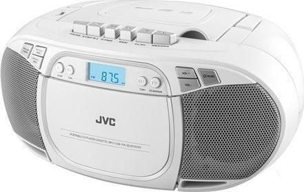JVC RC-E451W, 1,6 kg, Hvit, Bærbar CD-spiller