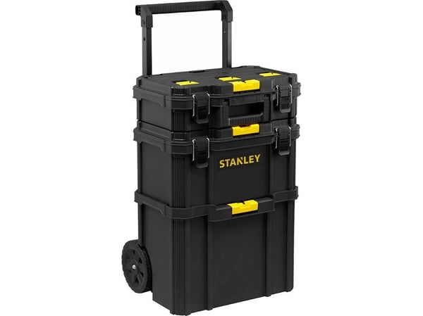 Stanley STST83319-1, Tietokonelaukku pyörillä, Muovi, Musta, Keltainen